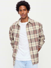 Loose Fit Long-Sleeve Corduroy Shirt - Howlite
