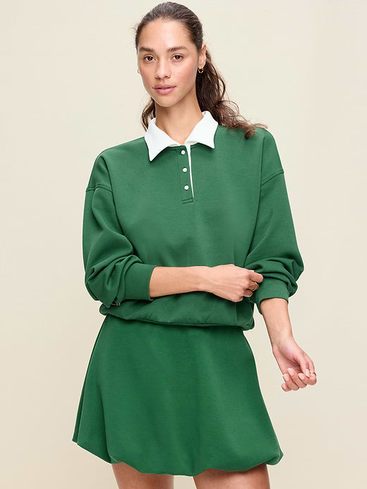 Dynamic Fleece Pique Polo - Field Of Greens