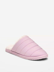Puffer Sherpa Slippers for Women - Mockingbird