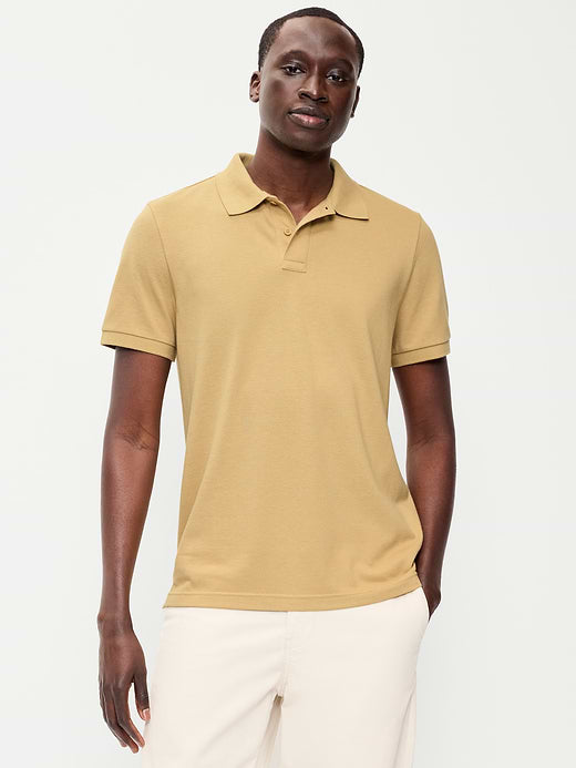 Classic Fit Pique Polo - Paperbag