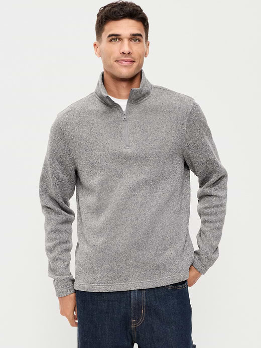 Sweater Fleece Quarter-Zip - In The Navy