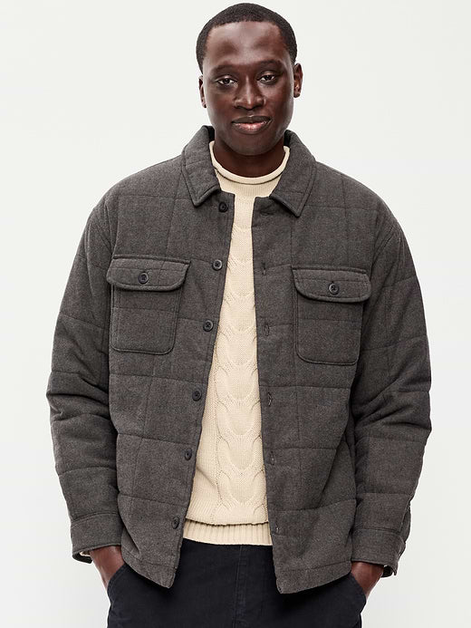 Plaid Flannel Shacket - Black Jack