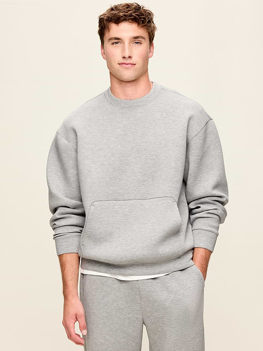 Bounce Fleece Oversized Sweatshirt - Heather Grey