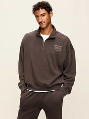 Lived-In Pro Quarter Zip - Glacial Stone
