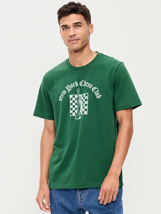 Heavyweight Graphic T-Shirt - Field Of Greens