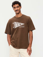 Heavyweight Graphic T-Shirt - Dark Walnut