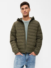Water-Resistant Narrow Channel Jacket - Heritage Green