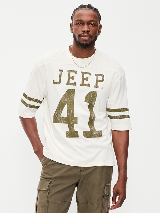 Crew-Neck Football Top - Sea Salt