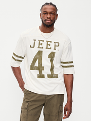 Crew-Neck Football Top - Sea Salt