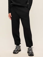 Bounce Fleece Baggy Jogger Sweatpants - Black Jack