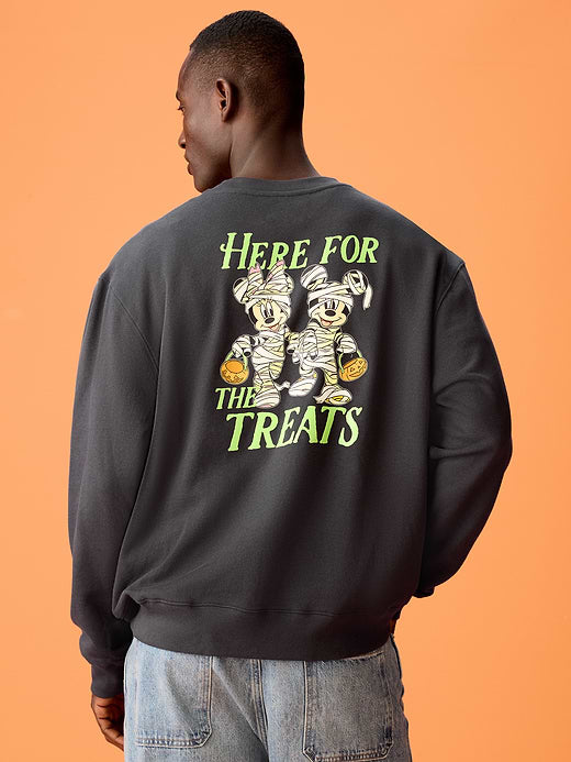 Old Navy x Disney Mickey Mouse Oversized Crew Sweatshirt for Adults - Mummy