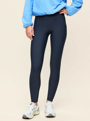 High-Waisted PowerSoft Full-Length Pocket Leggings - Dusk Navy