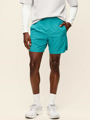 StretchTech Woven Workout Shorts -- 7-inch inseam - Deepest Water
