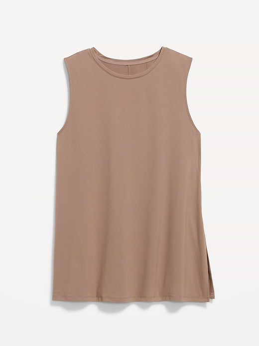 StudioSmooth Tunic Tank - Mocha