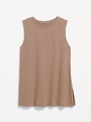 StudioSmooth Tunic Tank - Mocha