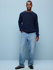 Relaxed Loose Built-In Flex Jeans - Medium Wash