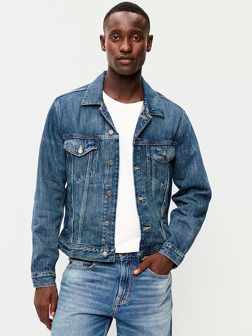 Jean Trucker Jacket - Medium Wash