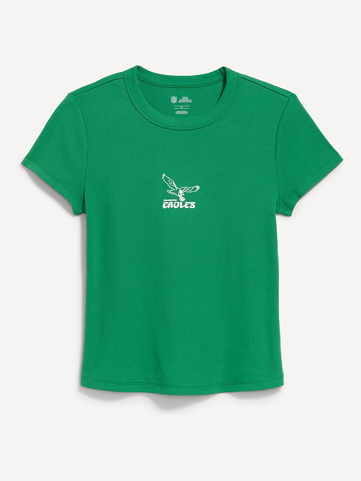 Philadelphia Eagles Snug Crop T-Shirt for Women - Philadelphia Eagles