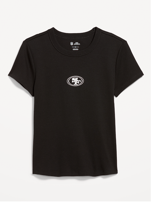 San Francisco 49ers Snug Crop T-Shirt for Women - San Francisco 49ers