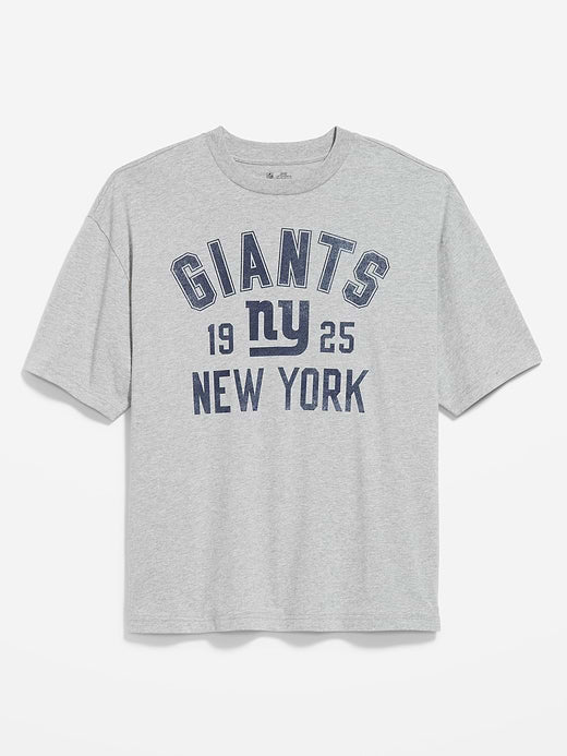 New York Giants Oversized Graphic T-Shirt for Men - New York Giants