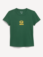 Green Bay Packers Snug Crop T-Shirt for Women - Green Bay Packers