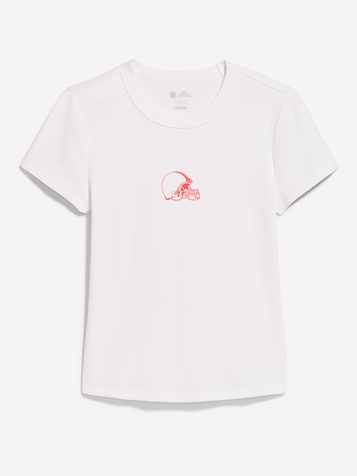 Cleveland Browns Snug Crop T-Shirt for Women - Cleveland Browns