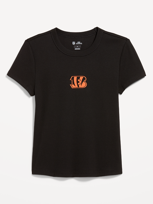 Cincinnati Bengals Snug Crop T-Shirt for Women - Cincinnati Bengals