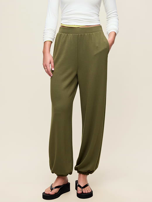 Oversized Bounce Lite Bubble Joggers - Hearthwood