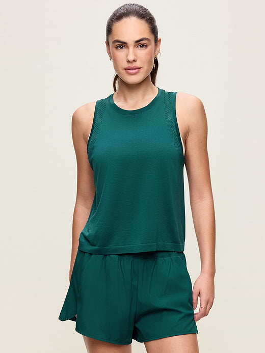 Fluid Seamless Loose Tank Top - Jet Stream