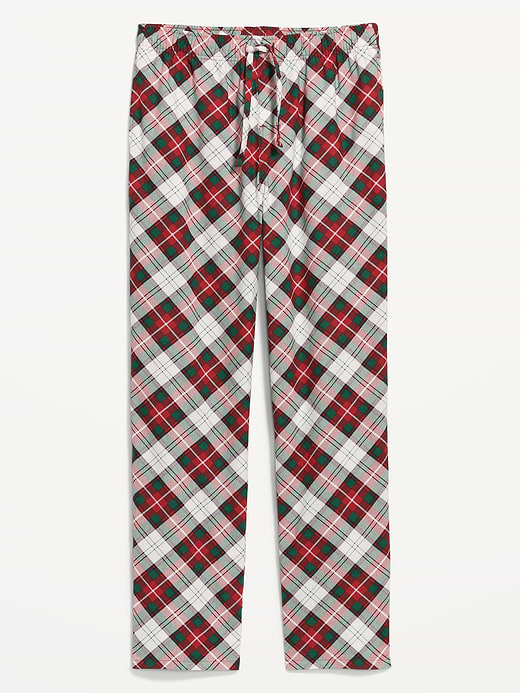 Flannel Pajama Pants for Men - White Plaid (Match the Fam!)
