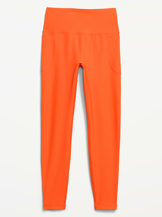 Extra-High Waisted PowerSoft Boundless 7/8 Pocket Leggings – No Front Seam - Tigerlily