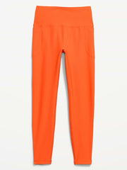 Extra-High Waisted PowerSoft Boundless 7/8 Pocket Leggings – No Front Seam - Tigerlily