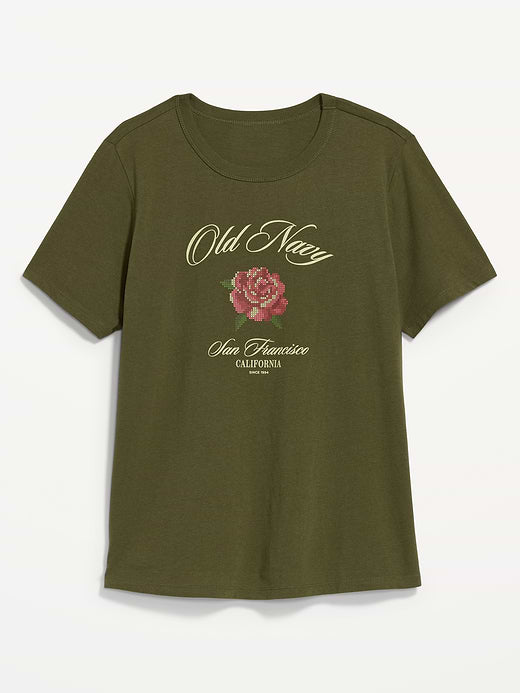 EveryWear Crew-Neck Logo-Graphic T-Shirt - Hearthwood