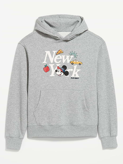Old Navy x Disney Mickey Mouse Hoodie for Men - Mickey Mouse Gray