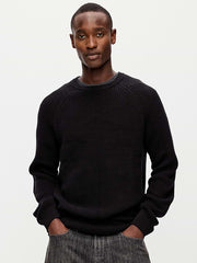 Crew-Neck Sweater - Black Jack