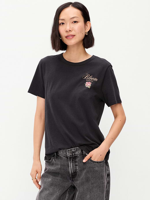 EveryWear Crew-Neck Graphic T-Shirt - Panther