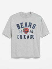 Chicago Bears Oversized Graphic T-Shirt for Men - Chicago Bears
