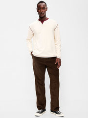 90's Loose Corduroy Pants - Coffee Grounds