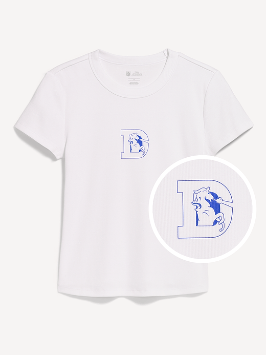 Denver Broncos Snug Crop T-Shirt for Women - Denver Broncos