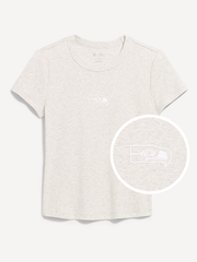Seattle Seahawks Snug Crop T-Shirt for Women - Seattle Seahawks