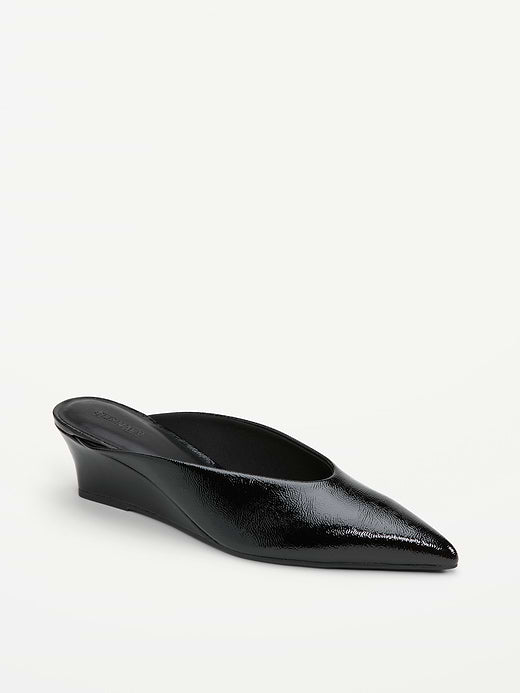 Pointed-Toe Mules for Women - Black Jack