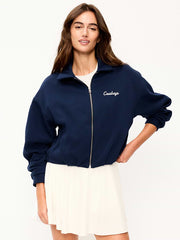 Dallas Cowboys Oversized Fleece Bomber Jacket for Women - Dallas Cowboys