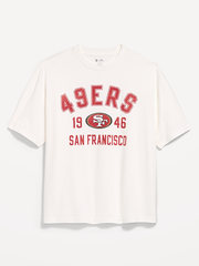 San Francisco 49ers Oversized Graphic T-Shirt for Men - San Francisco 49ers