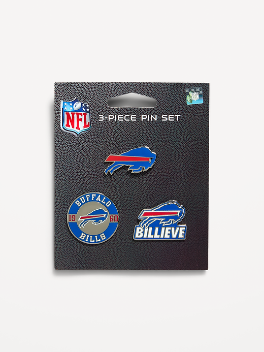 WinCraft® Buffalo Bills 3-Pack Collector Enamel Pins - Buffalo Bills