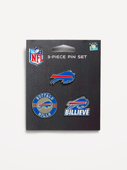 WinCraft® Buffalo Bills 3-Pack Collector Enamel Pins - Buffalo Bills