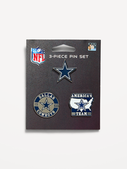 WinCraft® Dallas Cowboys 3-Pack Collector Enamel Pins - Dallas Cowboys