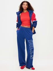 Buffalo Bills High-Waisted SoComfy Wide-Leg Sweatpants for Women - Buffalo Bills