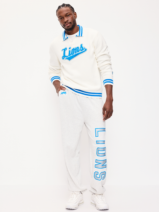 Detroit Lions Baggy Jogger Sweatpants for Men - Detroit Lions
