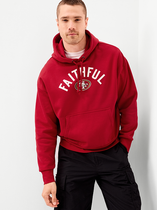San Francisco 49ers Oversized Pullover Hoodie for Adults - San Francisco 49ers