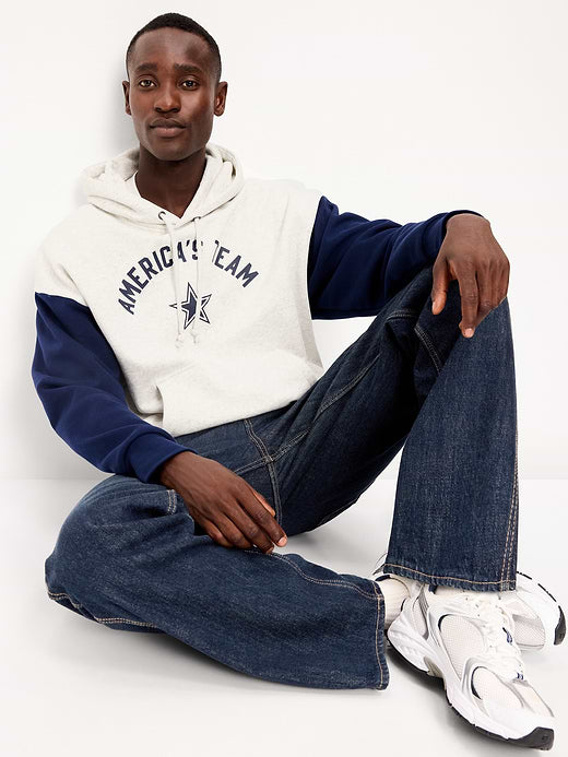 Dallas Cowboys Oversized Pullover Hoodie for Adults - Dallas Cowboys